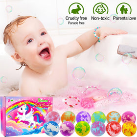 Phaorui gift set styled in a child's bathroom showing festive presentation for gifting