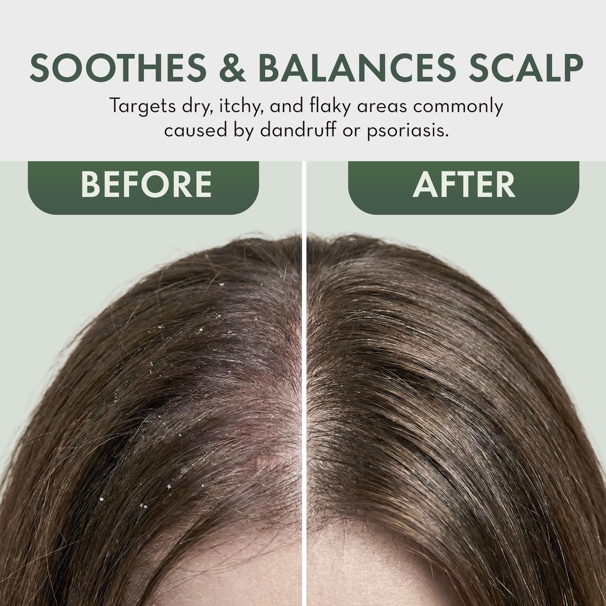 PHARM TO TABLE before and after detangling effect making hair softer and manageable