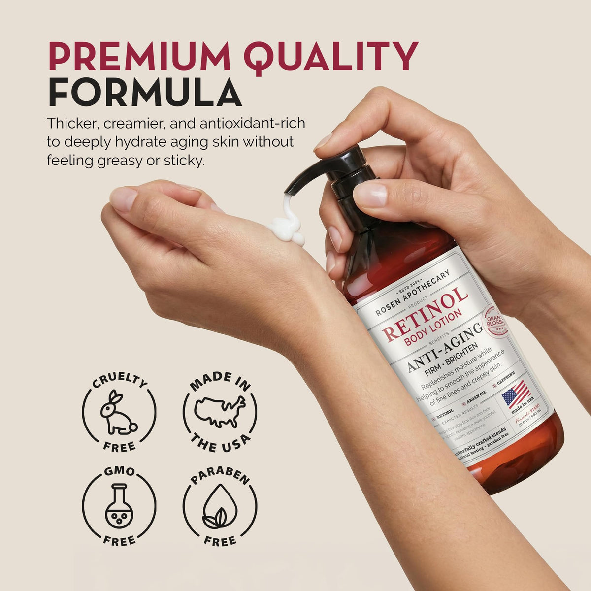PHARM TO TABLE argan oil droplet highlighting nourishing ingredient benefits