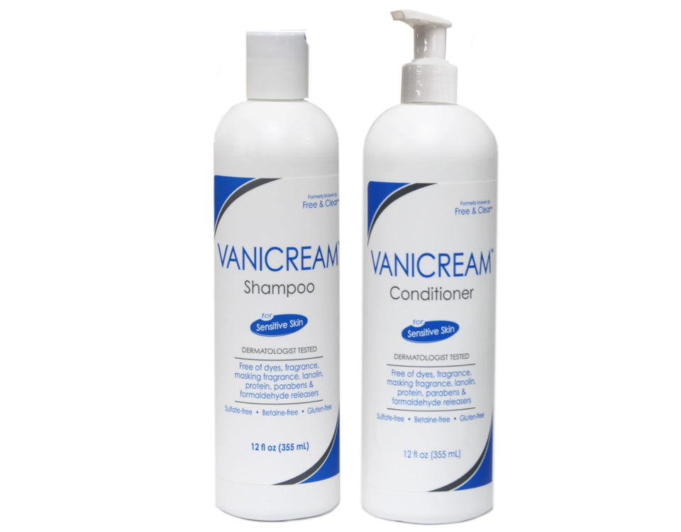 PHARMACEUTICAL SPECIALTIES Vanicream front packaging showing both 12 oz bottles for balanced care