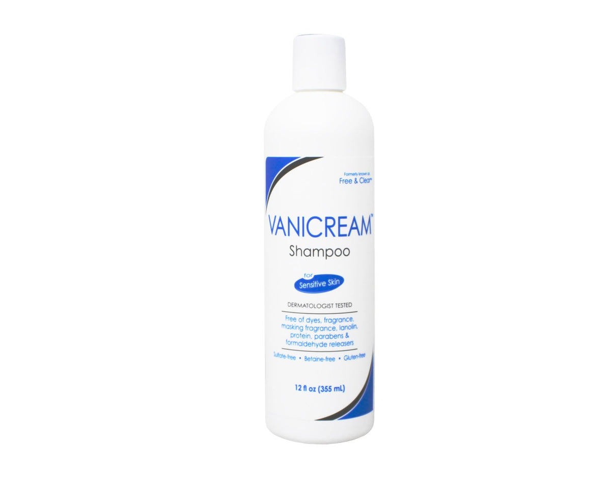 PHARMACEUTICAL SPECIALTIES Vanicream label close-up highlighting dermatologist tested benefit