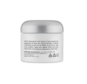 Pharmagel DN-24 Hydracrème label close-up listing vitamins and ingredients