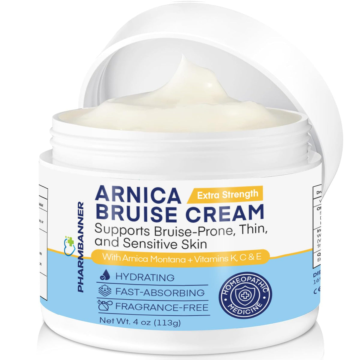 PHARMBANNER front label showing product name and 4 oz size benefit clarity