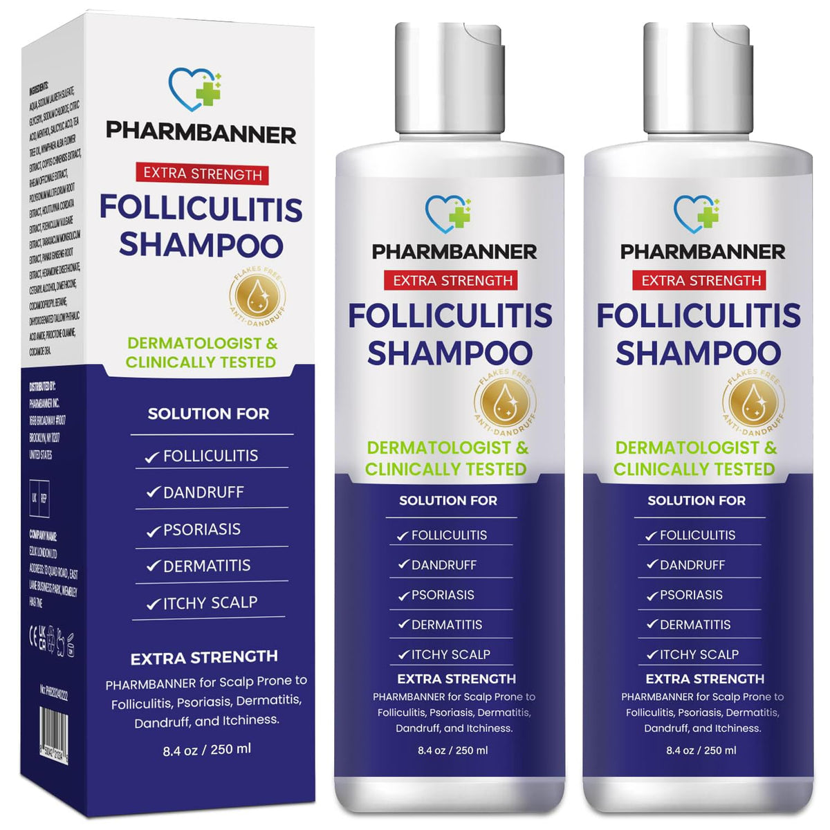 PHARMBANNER front label view showing branding and benefit clarity