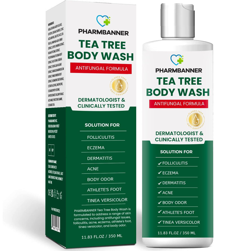 PHARMBANNER front packaging shows bottle and benefits clearly
