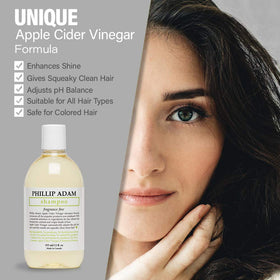 Phillip Adam label close-up highlighting natural ingredients and ingredient transparency benefit
