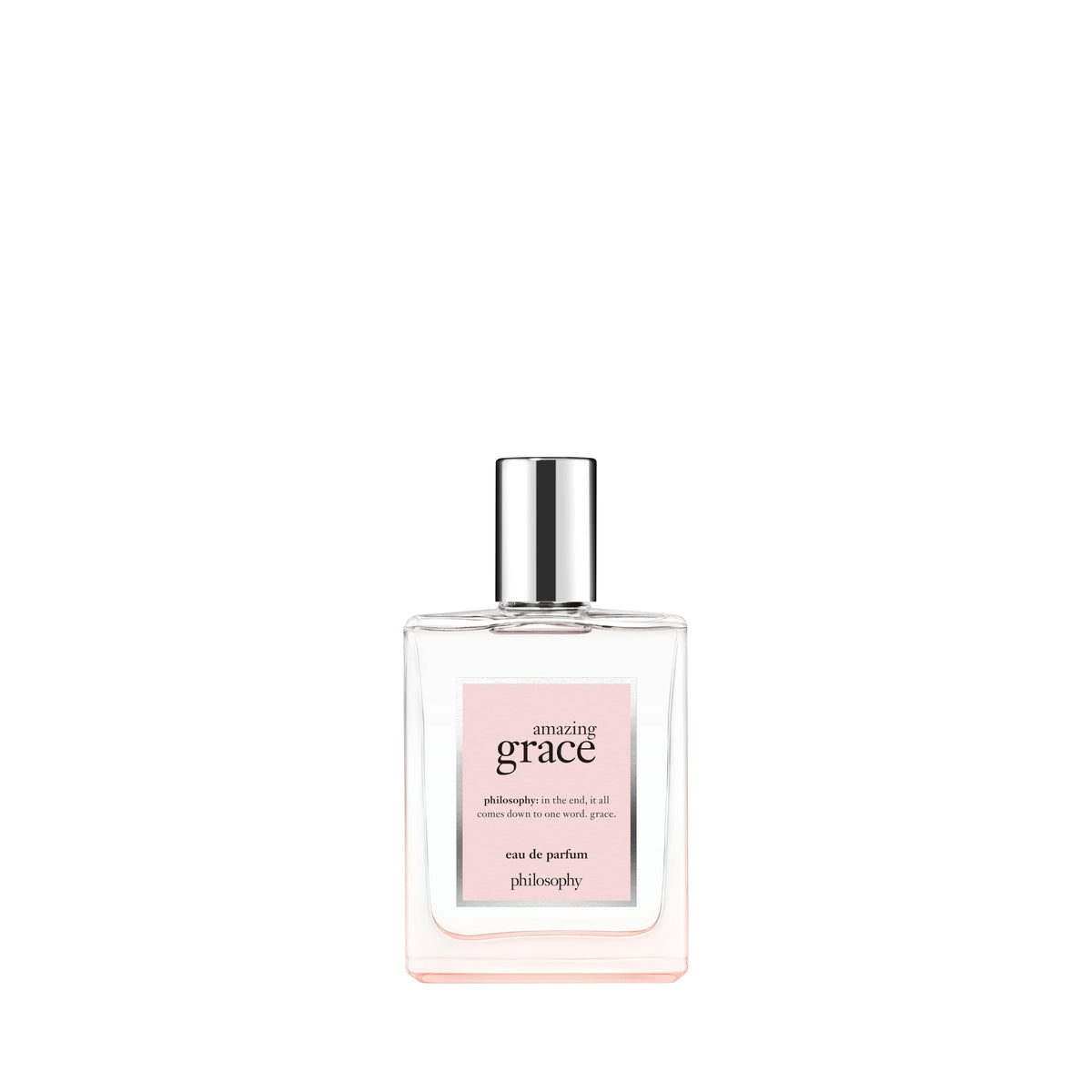 philosophy bottle front view showing elegant design and ready-to-wear freshness