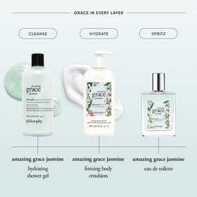 philosophy label close-up highlighting fragrance notes and ingredient clarity benefit