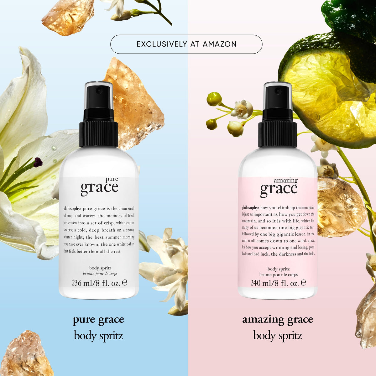 philosophy amazing grace lifestyle bathroom photo suggests everyday refresh and subtle fragrance