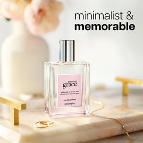 philosophy visual of bergamot and muguet representing fresh citrus and floral notes