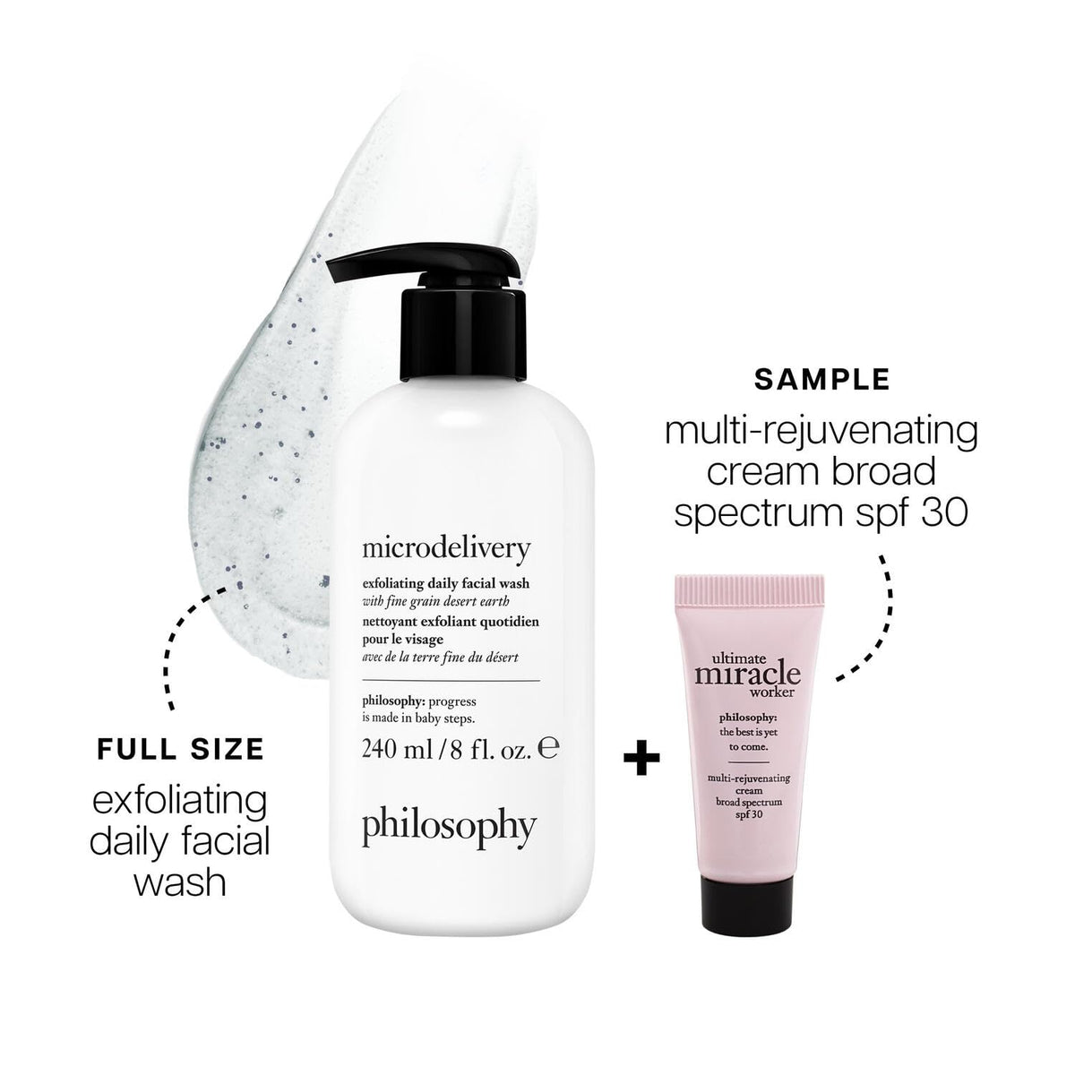 philosophy close-up texture of microdelivery beads for gentle renewal