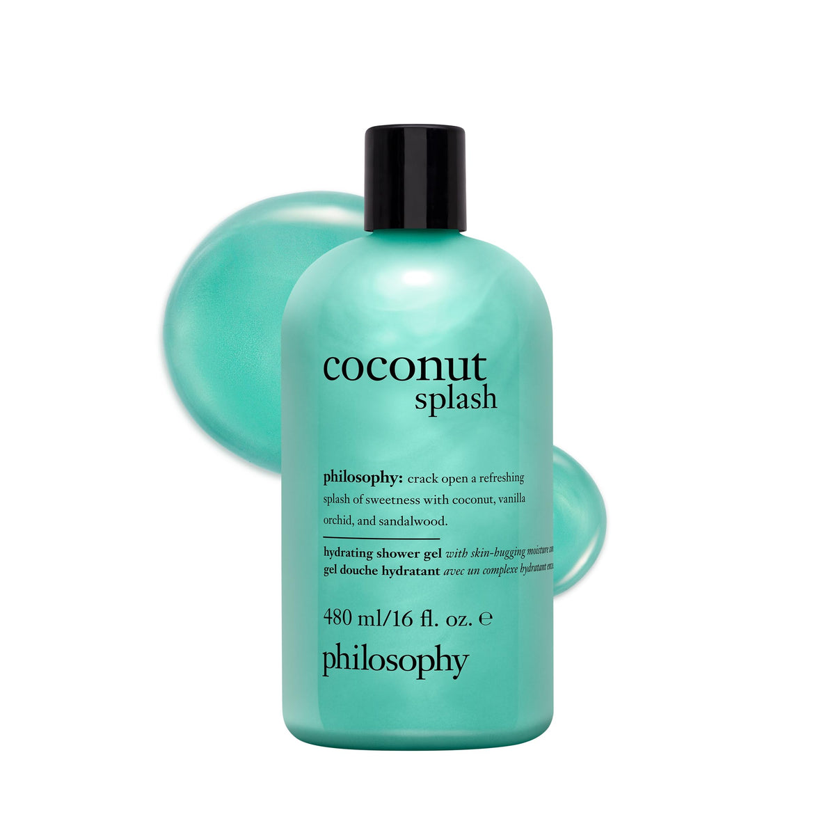 philosophy front bottle showing product and benefits