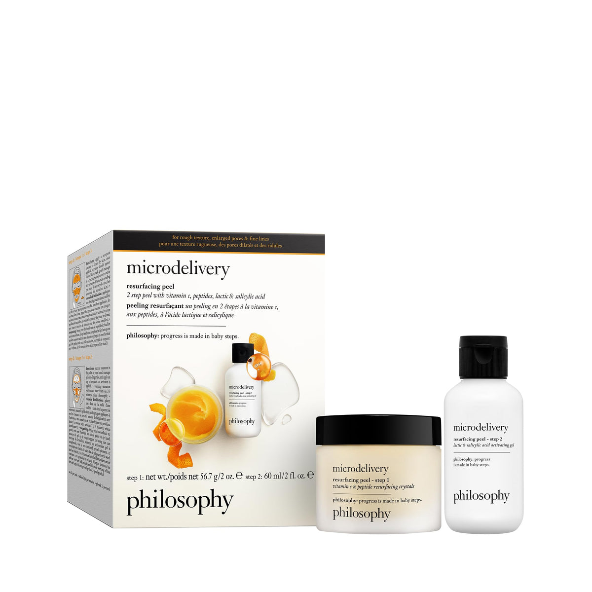 philosophy front packaging showing kit and benefits