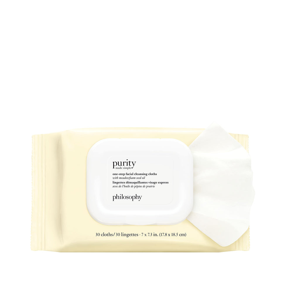 philosophy front packaging showing resealable 30 count pack and convenience