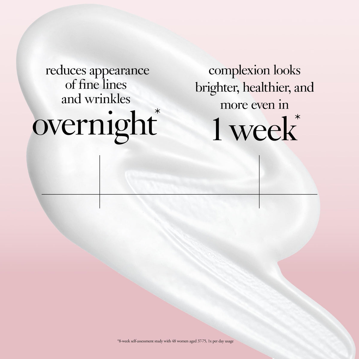 philosophy vitamin C and hyaluronic acid ingredients demonstrating brightening and plumping benefits