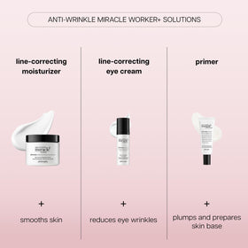 philosophy primer being applied to hand to show blendability and even base benefit