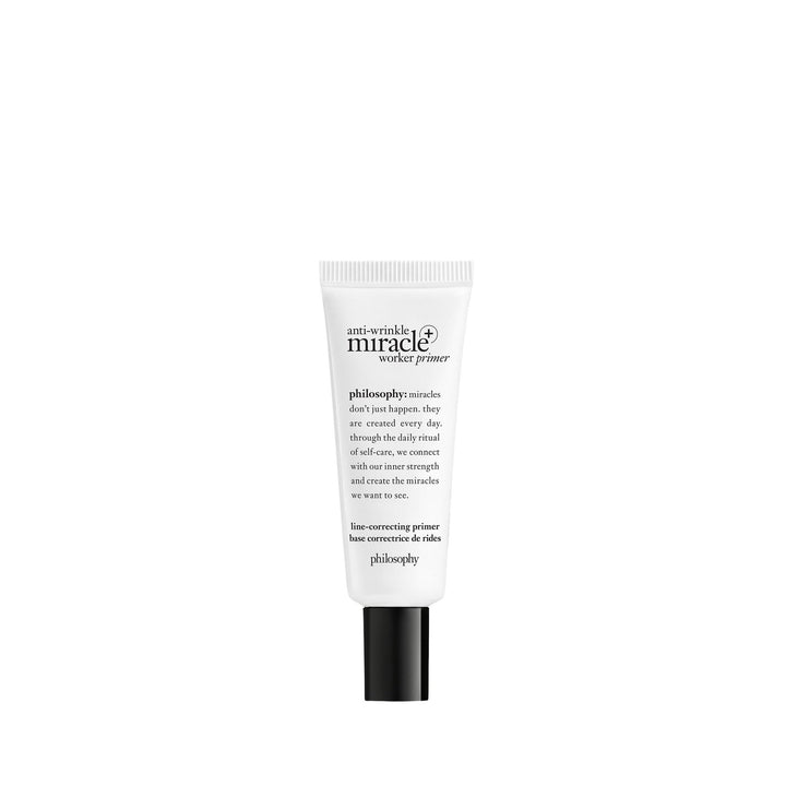 philosophy front tube showing label and size for easy recognition and benefit