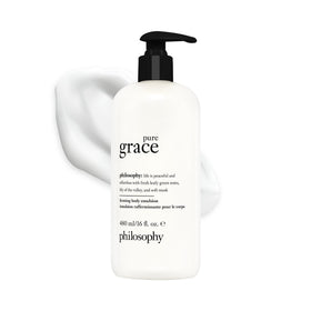 philosophy pure grace front packaging showing bottle and label, elegant hydration