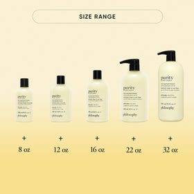 philosophy product in morning routine setting conveying refreshed, ready-for-day skin