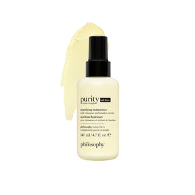 philosophy front packaging showing bottle and label, clear product identity and benefit