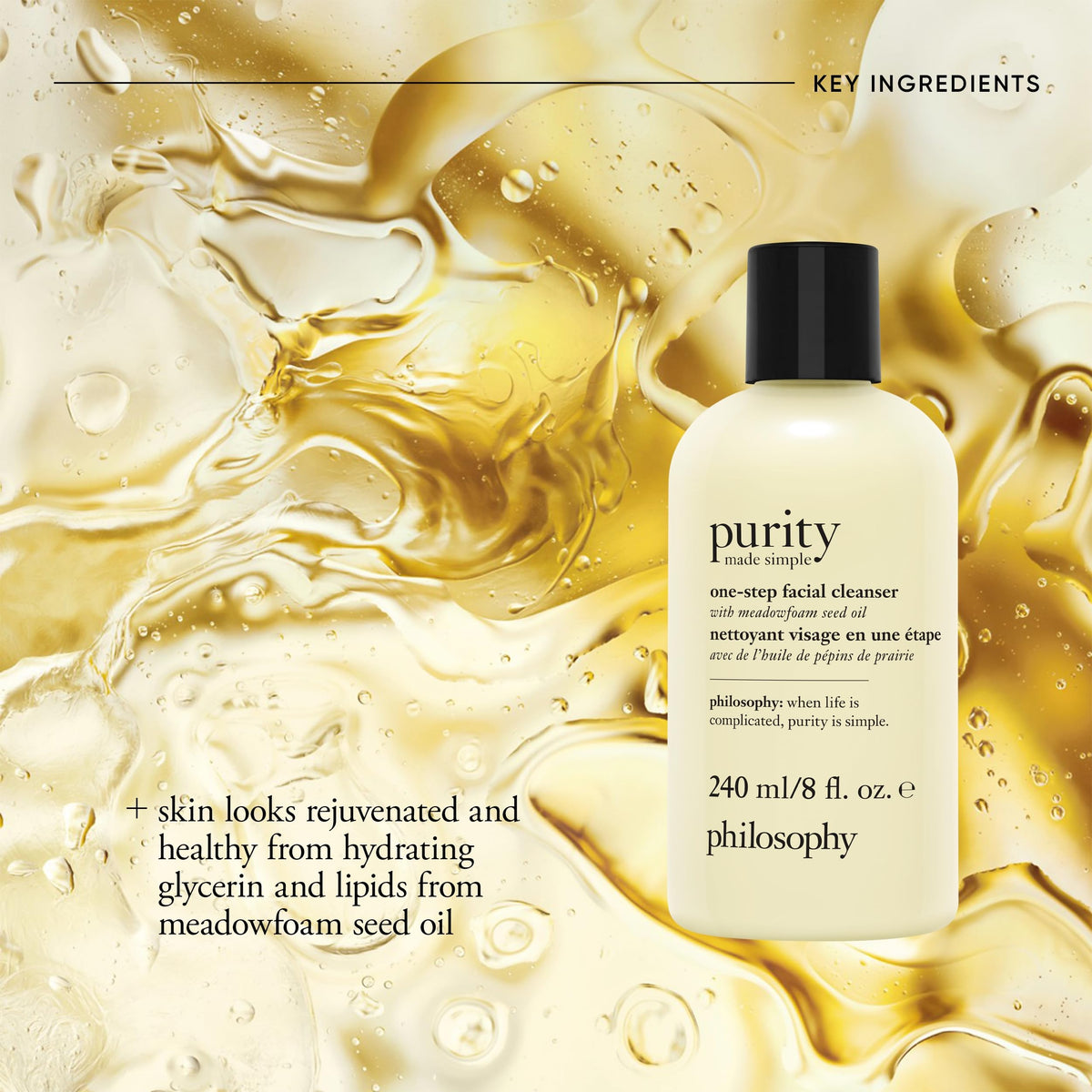 philosophy pump dispenser ready for controlled daily application benefit