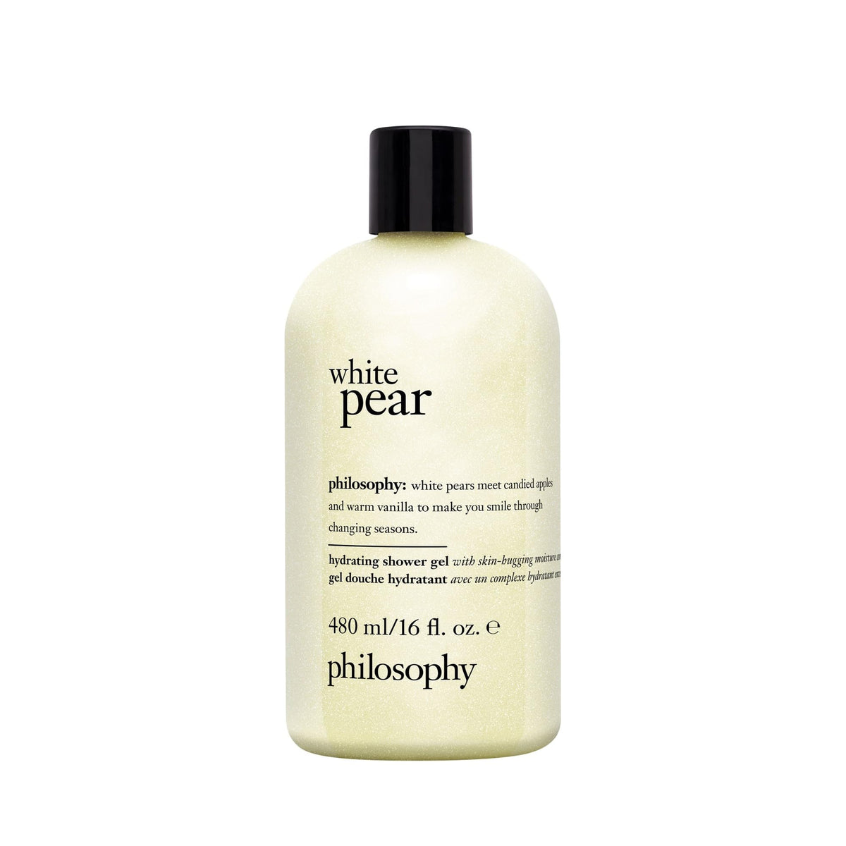 philosophy front bottle showing label and size benefits daily use