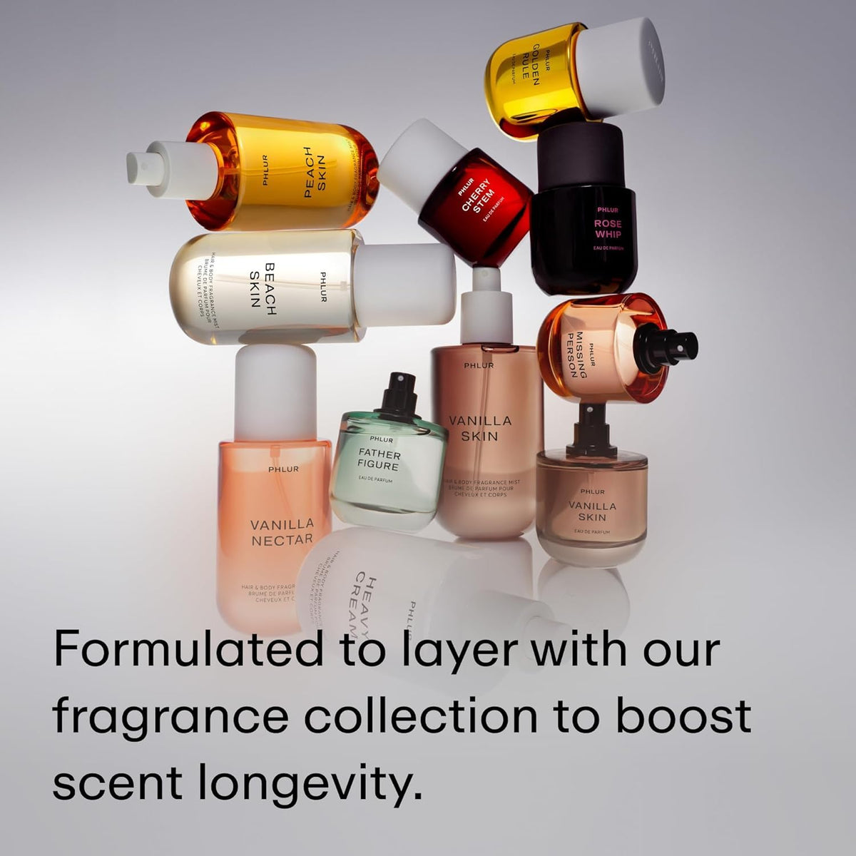 PHLUR shimmer on forearm revealing subtle glow and natural radiance result