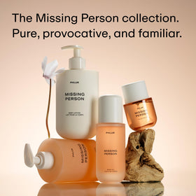 PHLUR body oil staged in bathroom to show post-shower ritual and layered fragrance