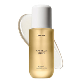 PHLUR front bottle view showing elegant packaging and warm vanilla scent