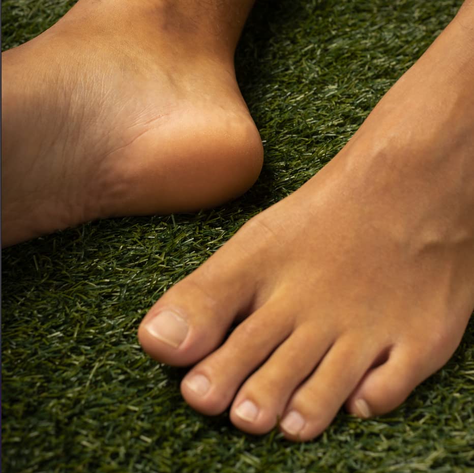 Phoenix Foot Peel beside shoes and socks showing scale and suitability for men