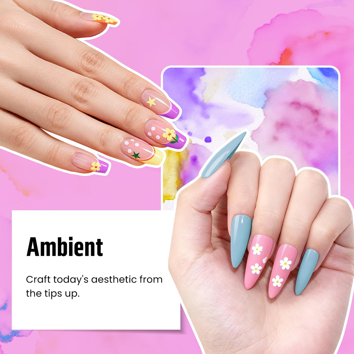 phoenixy brush applying gel polish close-up, smooth streak-free coverage