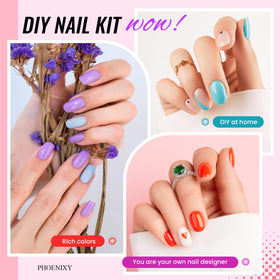 phoenixy manicure tools and decorations for creative nail art