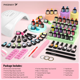 phoenixy gel bottle in hand showing scale and easy storage