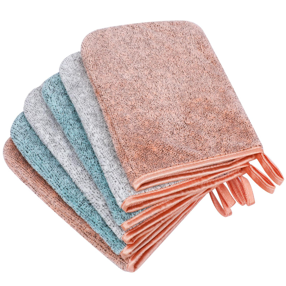 PHOGARY front packaging showing six mitts and gold trim, offers organized convenience