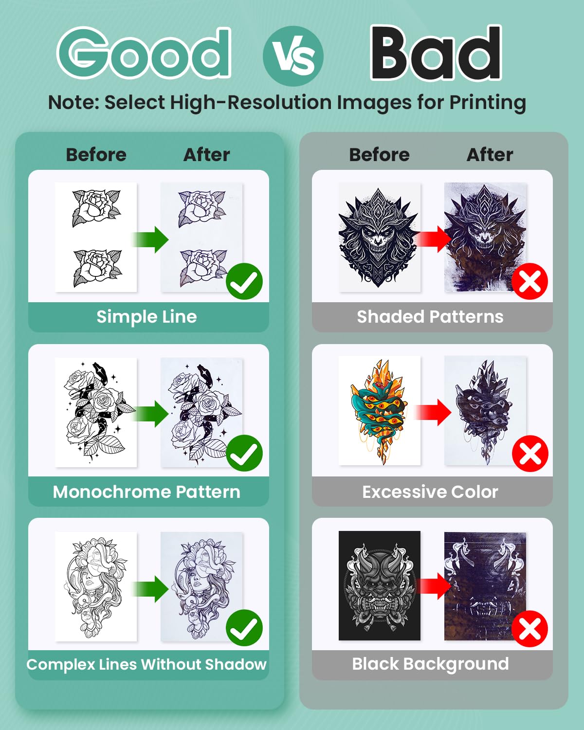 Phomemo M08F beside smartphone to show scale and mobile printing benefit