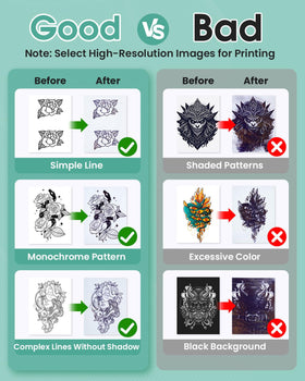 Phomemo M08F beside smartphone to show scale and mobile printing benefit