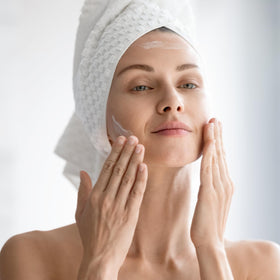 Photozyme in bathroom lifestyle setting suggesting everyday routine compatibility