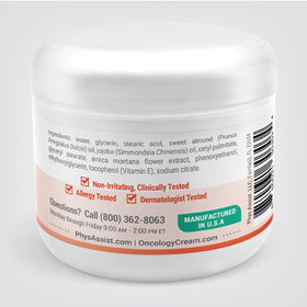 PhysAssist cream texture on a spoon showing smooth hydration and easy absorption