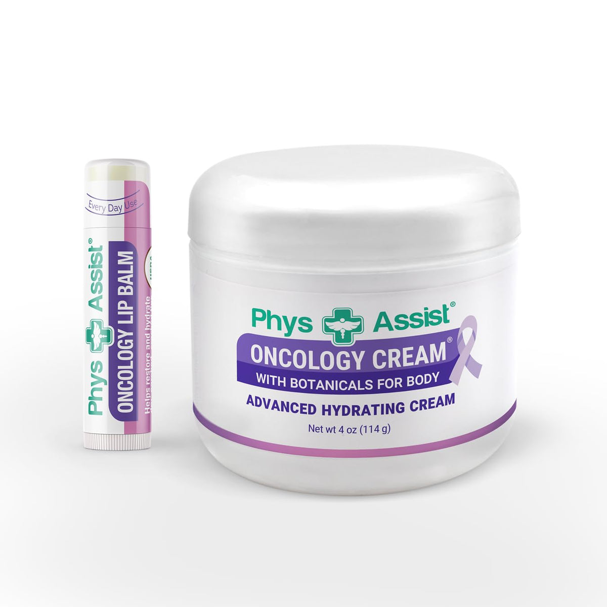 PhysAssist cream jar front view showing packaging and gentle hydration
