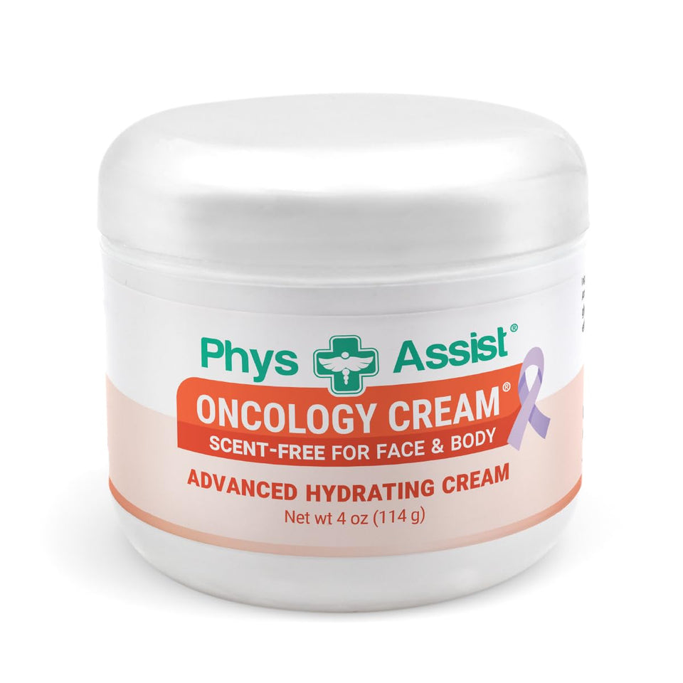 PhysAssist jar front view showing product packaging and gentle formulation benefit