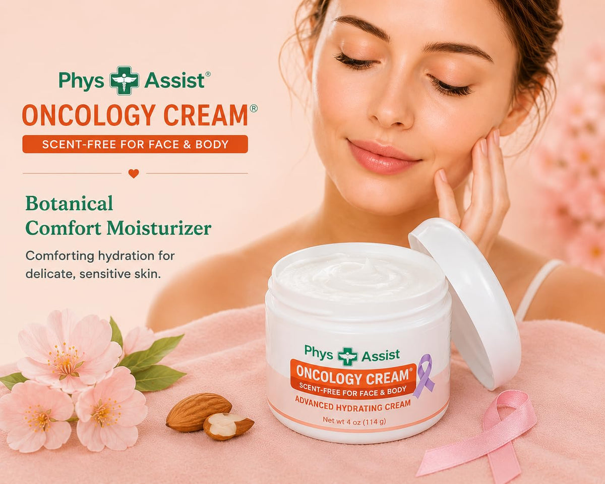 PhysAssist label close-up showing key ingredients and clear fragrance-free benefit