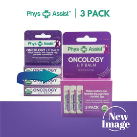 PhysAssist lip balm tube extended to show smooth moisturizing texture