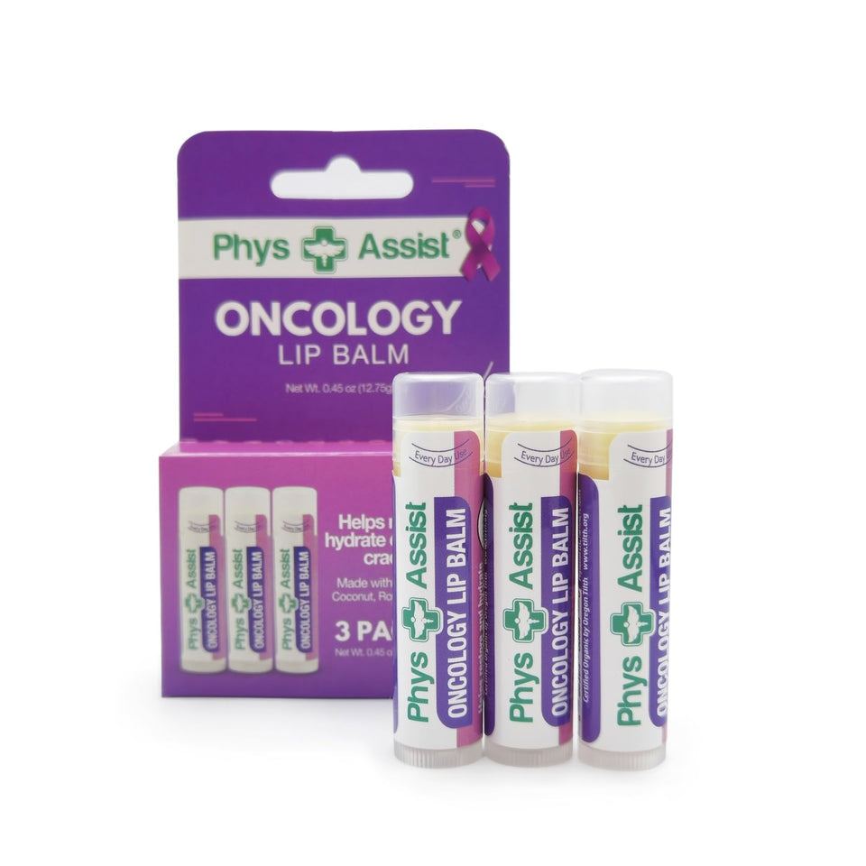 PhysAssist front packaging showing organic three-pack and calming design