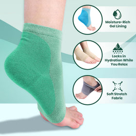 PhysFlex care instructions graphic, explains easy washing and longevity
