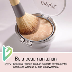 Physicians Formula brush applying powder for natural, lightweight coverage