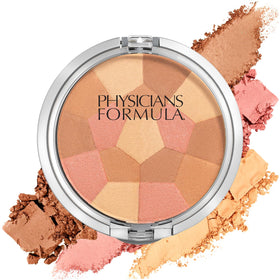 Physicians Formula compact front view showing palette and packaging, convenient travel-friendly
