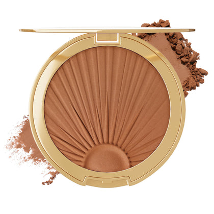 Physicians Formula front view of bronzer pan showing warm golden shade for sun-kissed warmth