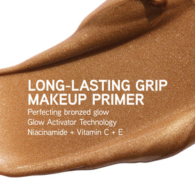 Physicians Formula bronze booster lifestyle shot at golden hour evoking natural glow