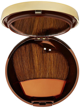 Physicians Formula palette on vanity with brushes showing customizable seasonal glow styling