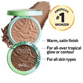 Physicians Formula creamy bronzer texture close-up highlighting smooth, blendable finish